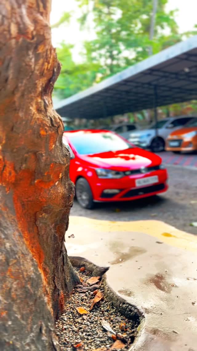 Red VW Polo at Jos Car Care